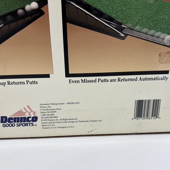 Vtg Par-Fect Golf Necessities Automatic Indoor Putting Green Gravity Fed Golfing - Picture 7 of 9